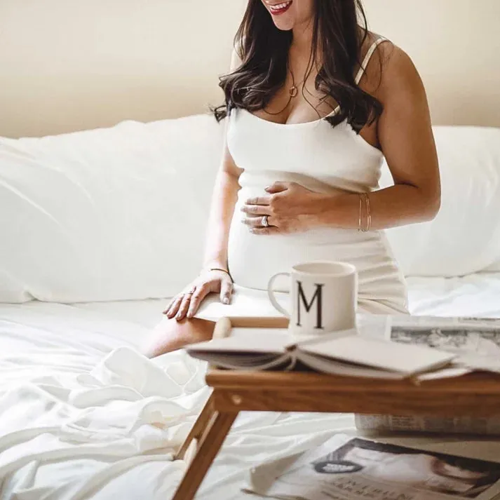 100% Bamboo Maternity Sheet Set, King - Ivory