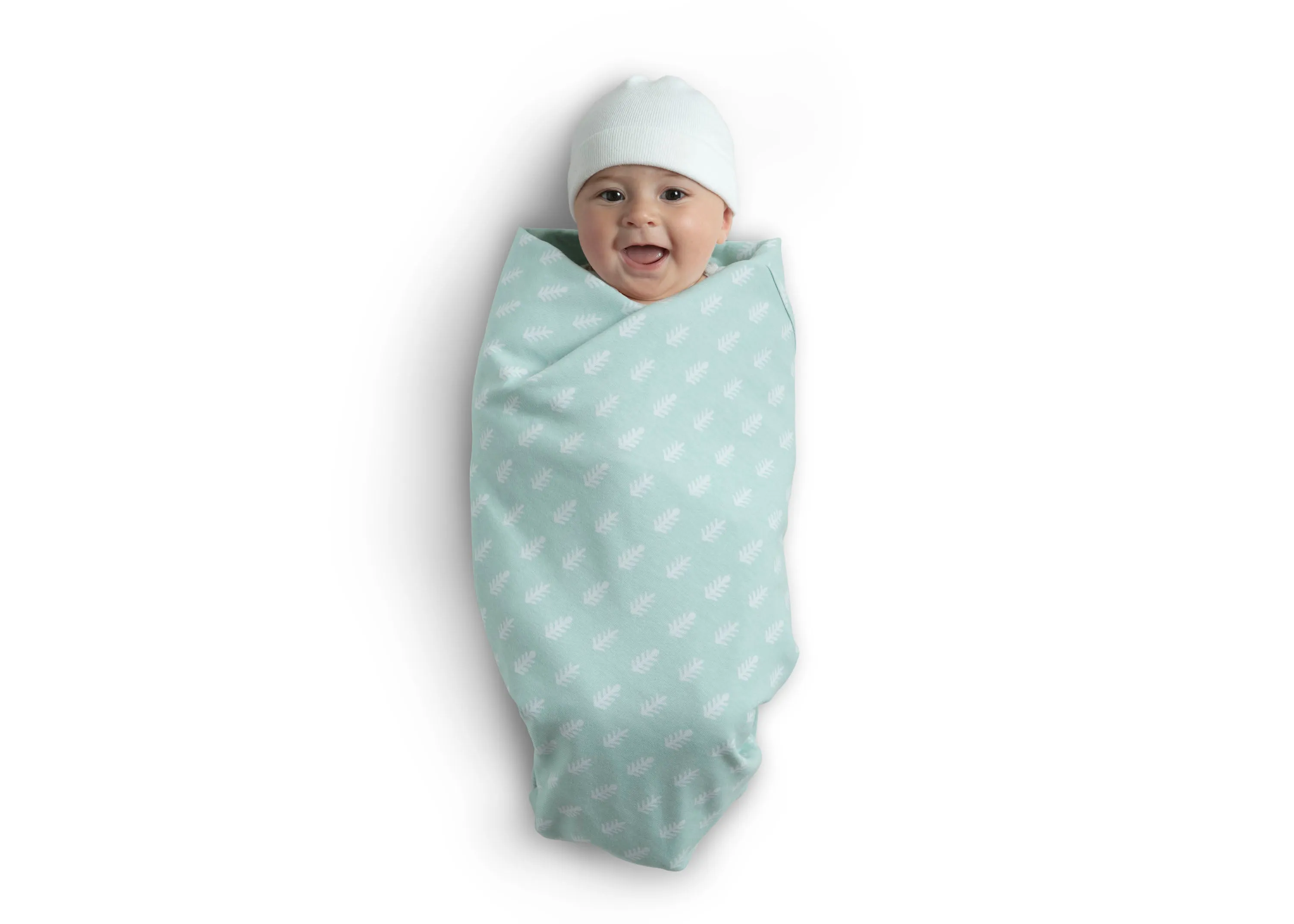 100% Organic Jersey Cotton Baby Receiving Blankets - 2 Pack