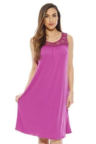 1541B-Purple-XL Just Love Nightgown / Women Sleepwear / Sleep Dress,Bright Purple,X-Large