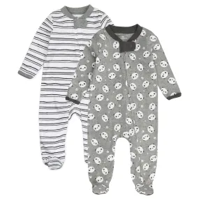 2-Pack Organic Cotton Sleep & Plays