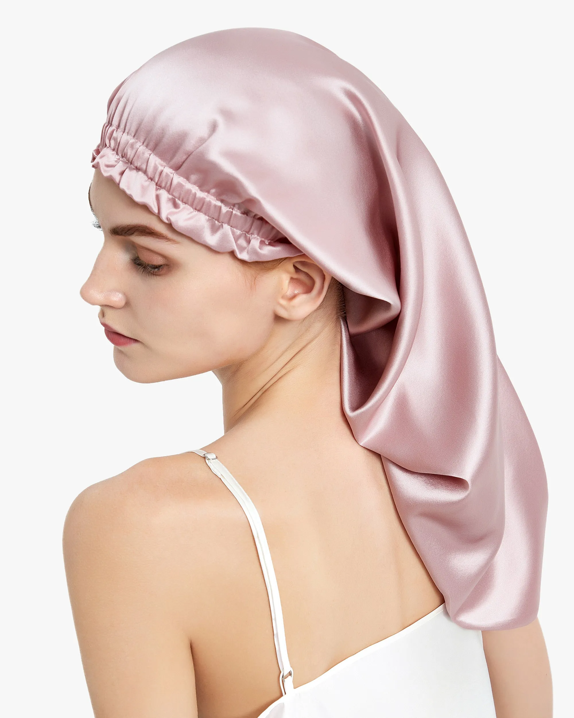 22 MM - Pure Long Silk Hair Bonnet