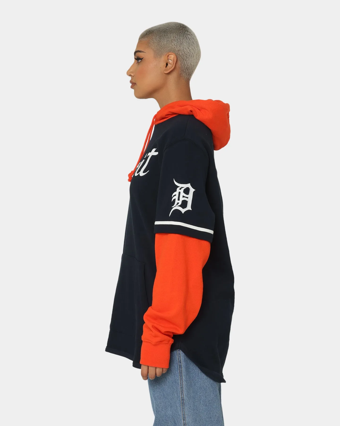 47 Brand Detroit Tigers Shortstop Hoodie Fall Navy