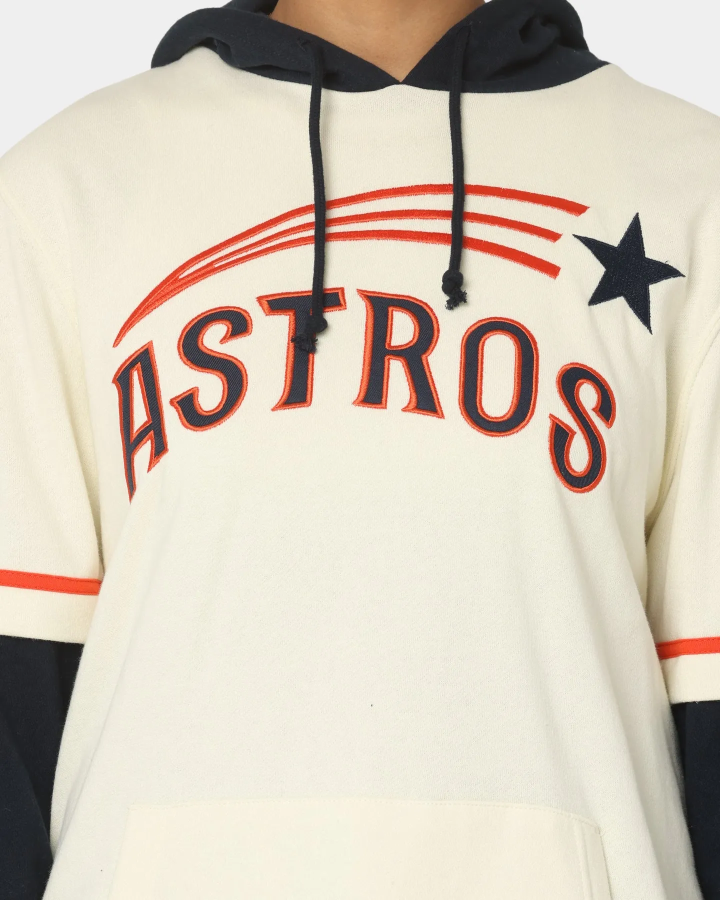 47 Brand Houston Astros Shortstop Hoodie Cream