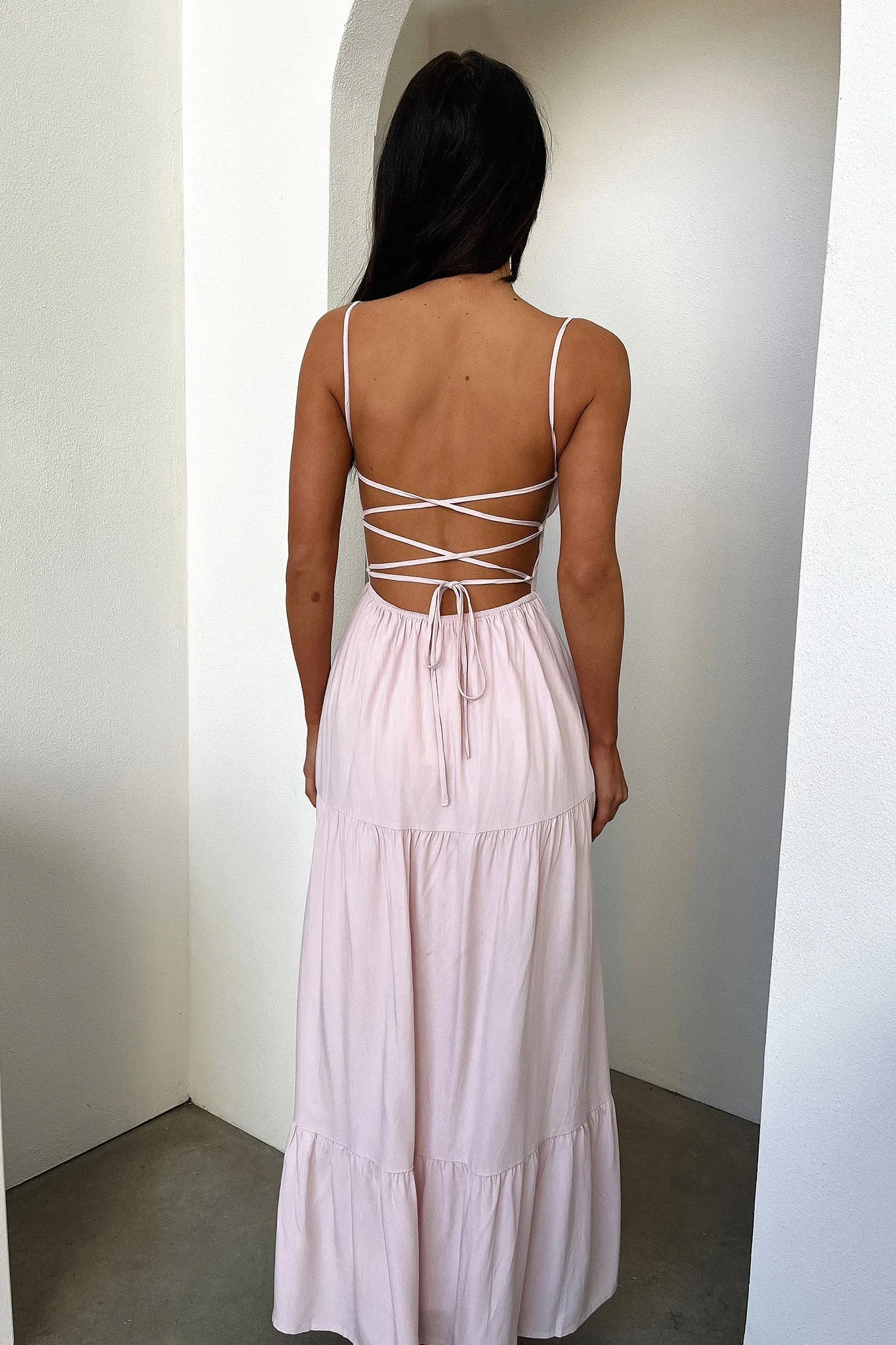 Allie Maxi Dress - Pink