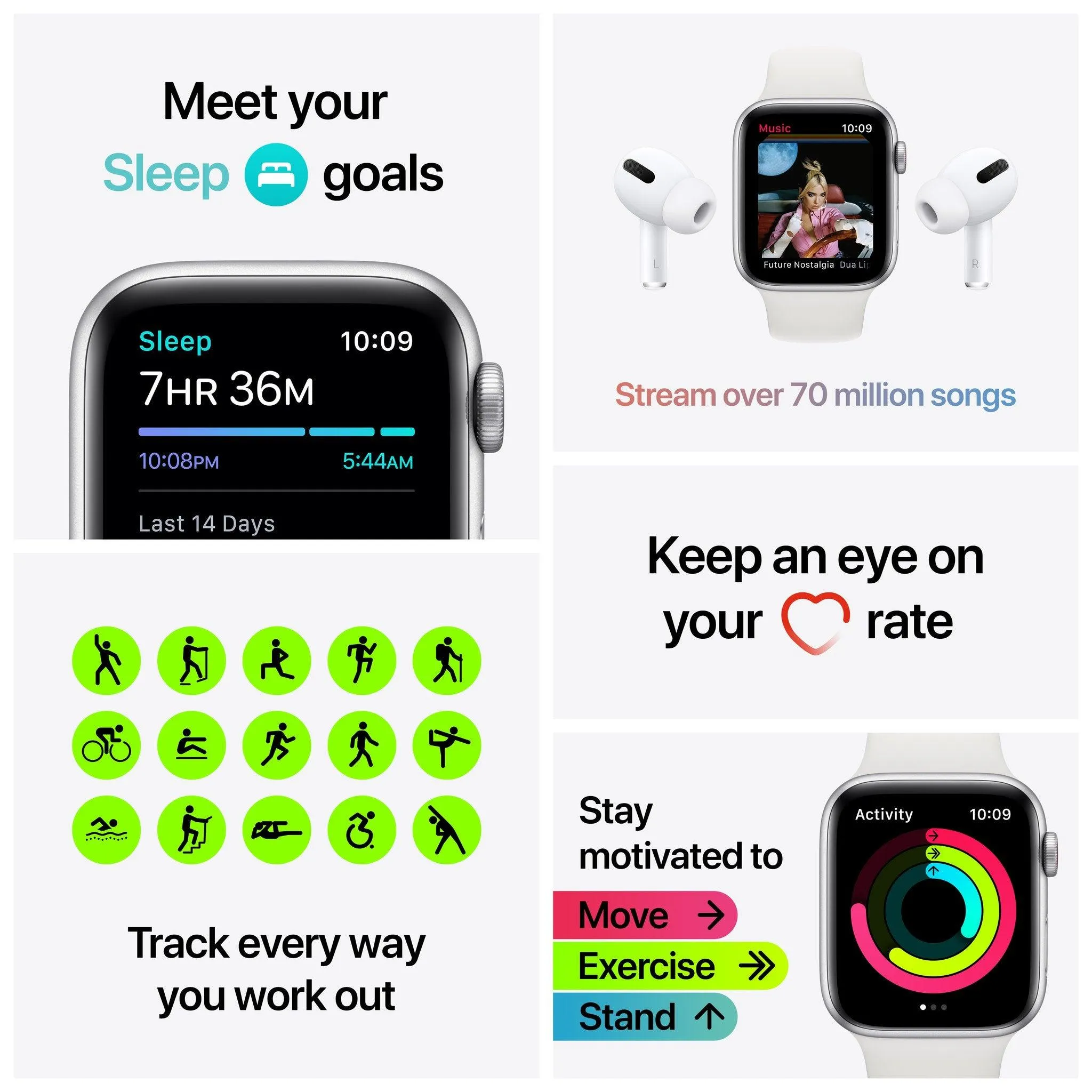 Apple Watch Series SE with GPS and Cellular Connectivity