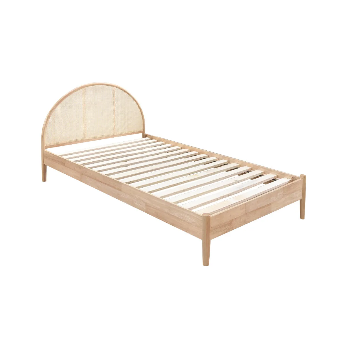 Avery Arch Rattan Single Bed (Oak)