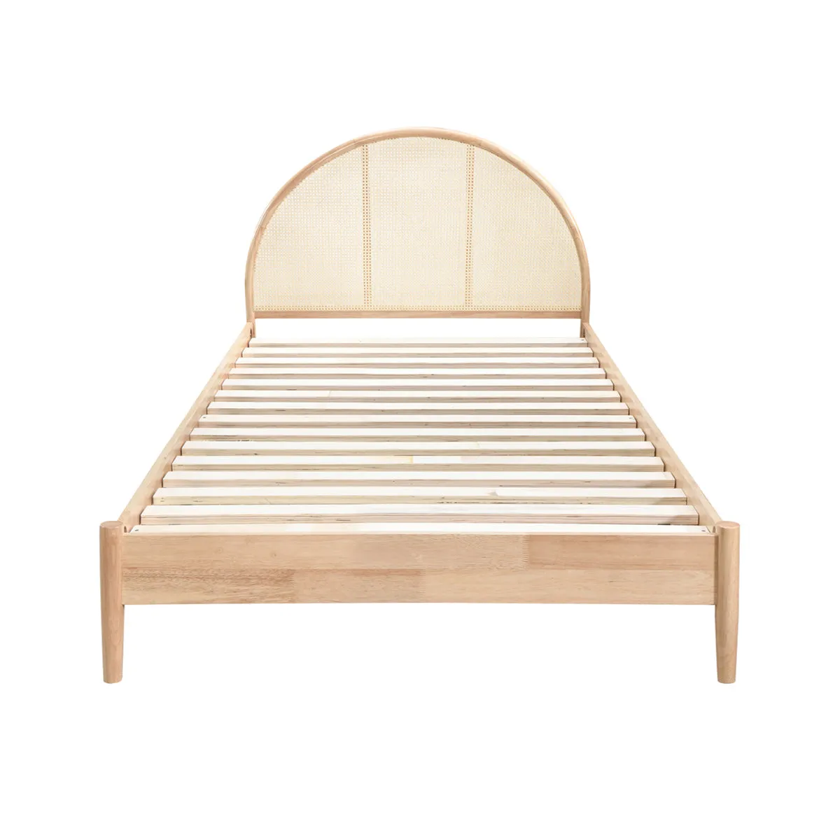 Avery Arch Rattan Single Bed (Oak)