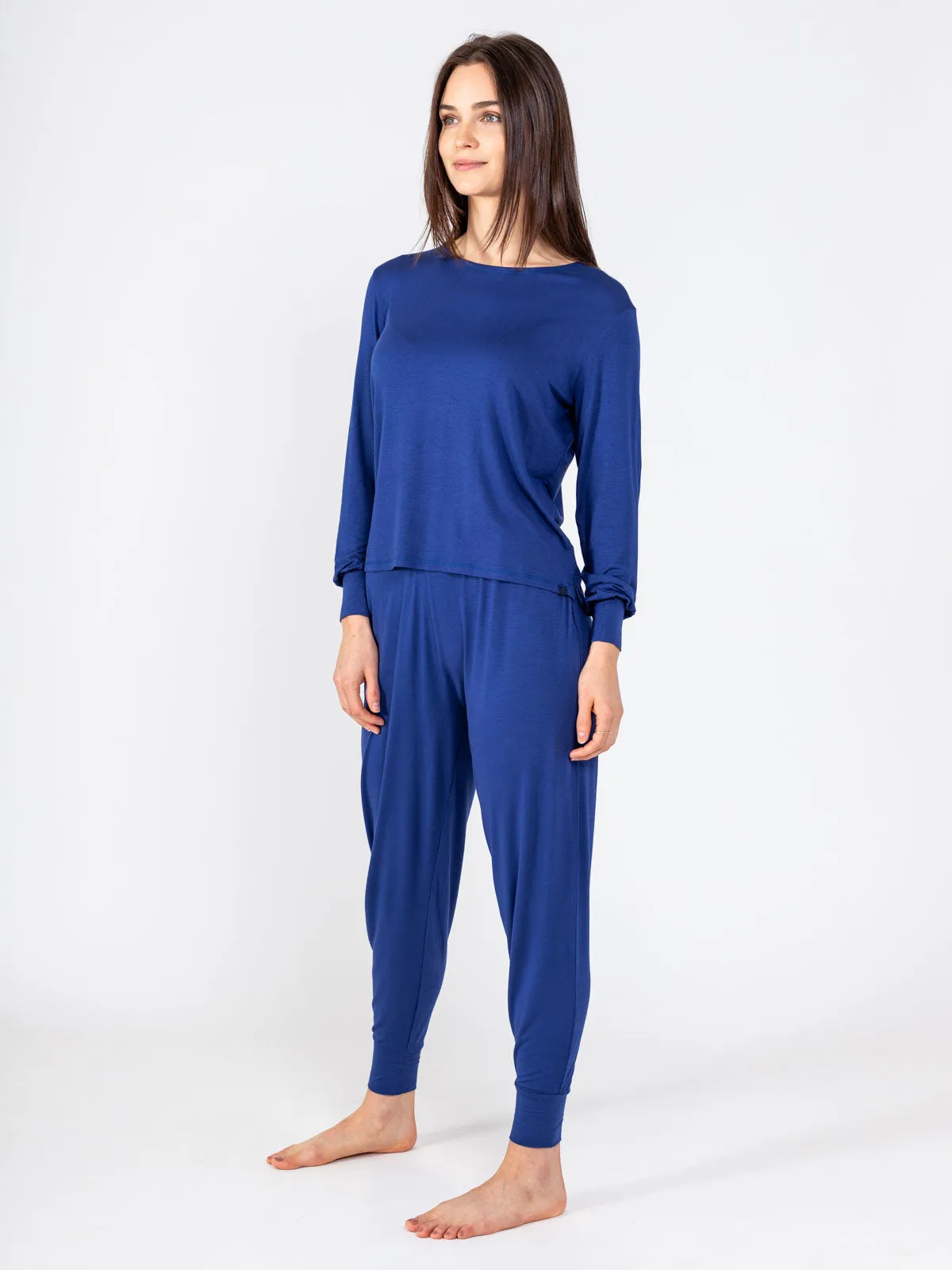 Bamboo Silk Long Sleeve Sleep Shirt