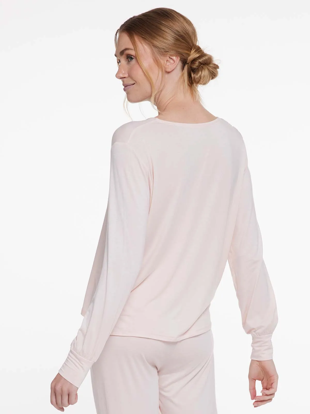 Bamboo Silk Long Sleeve Sleep Shirt