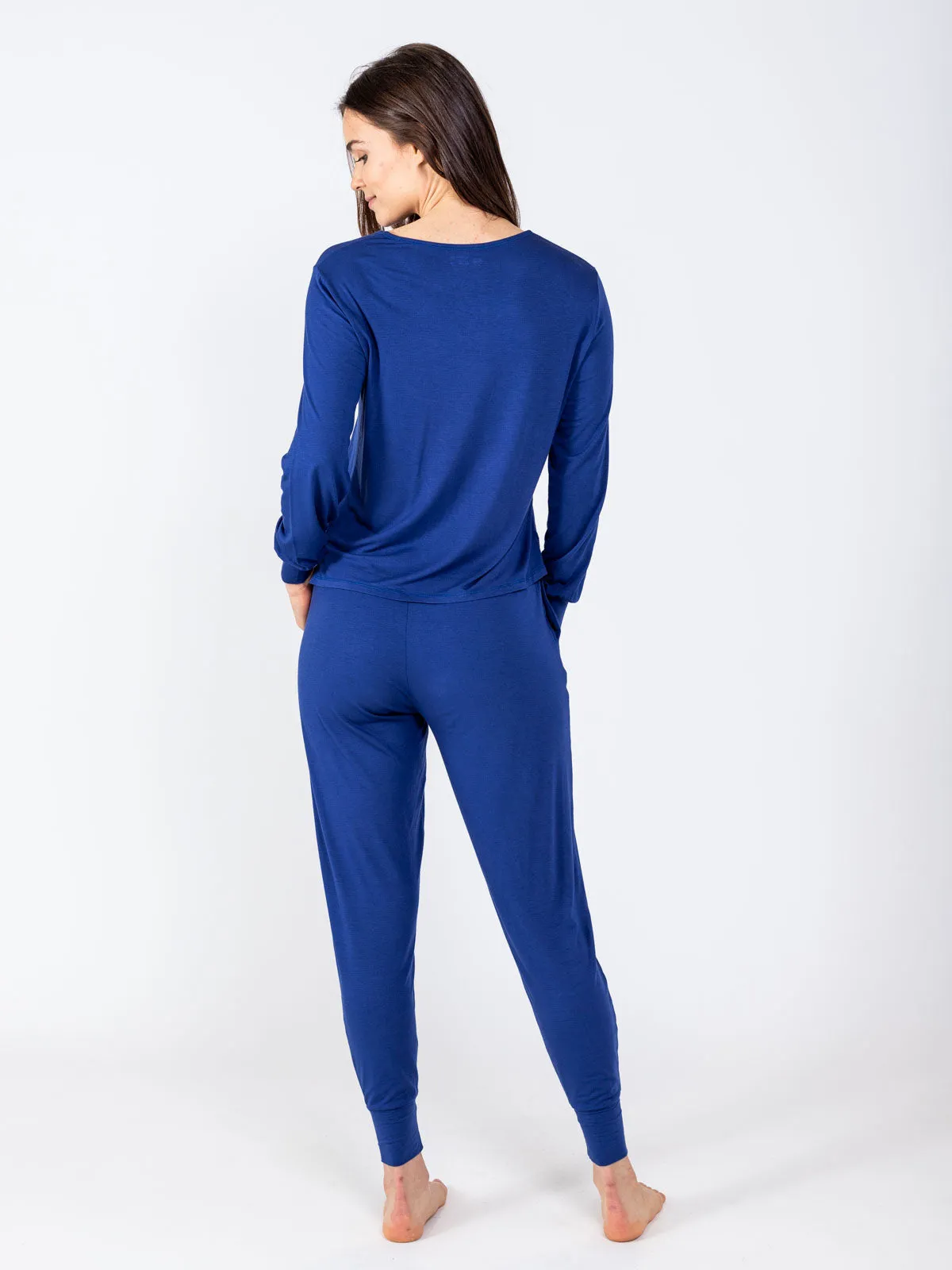 Bamboo Silk Long Sleeve Sleep Shirt