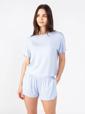 Bamboo Silk Short Sleeve Sleep Shirt