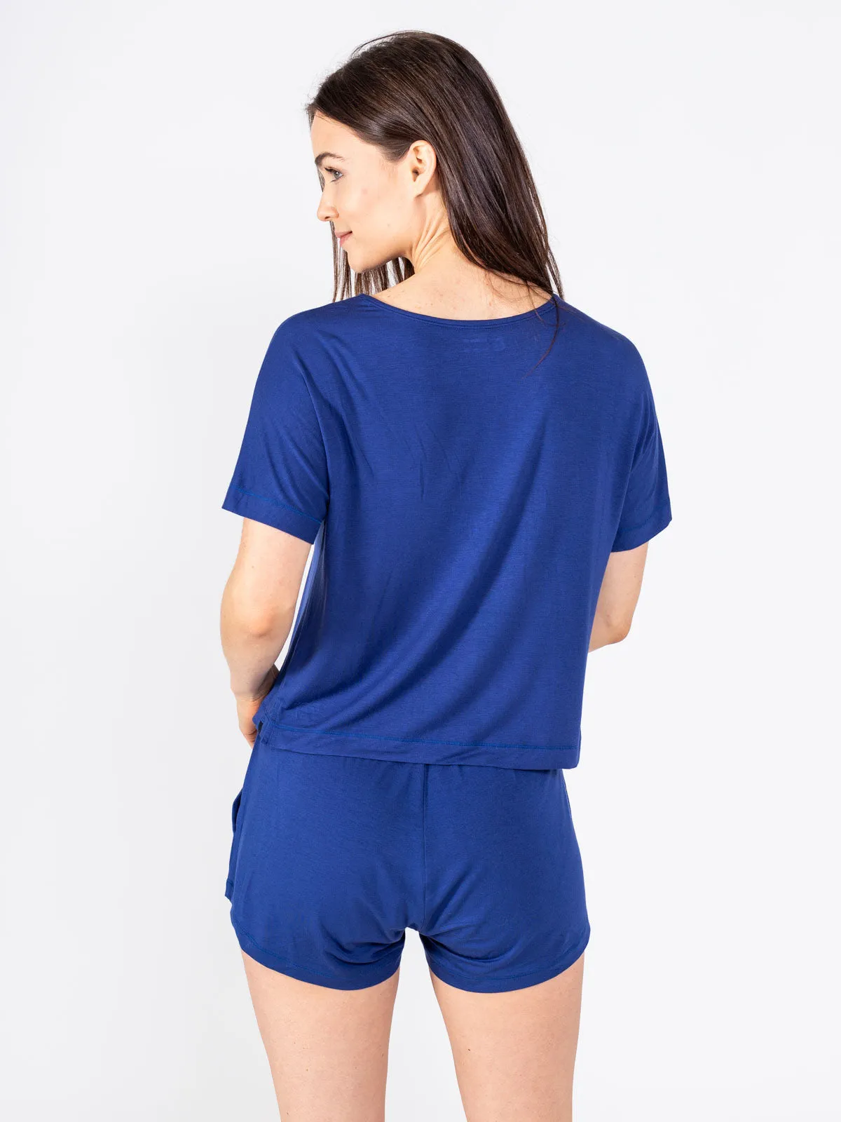 Bamboo Silk Short Sleeve Sleep Shirt