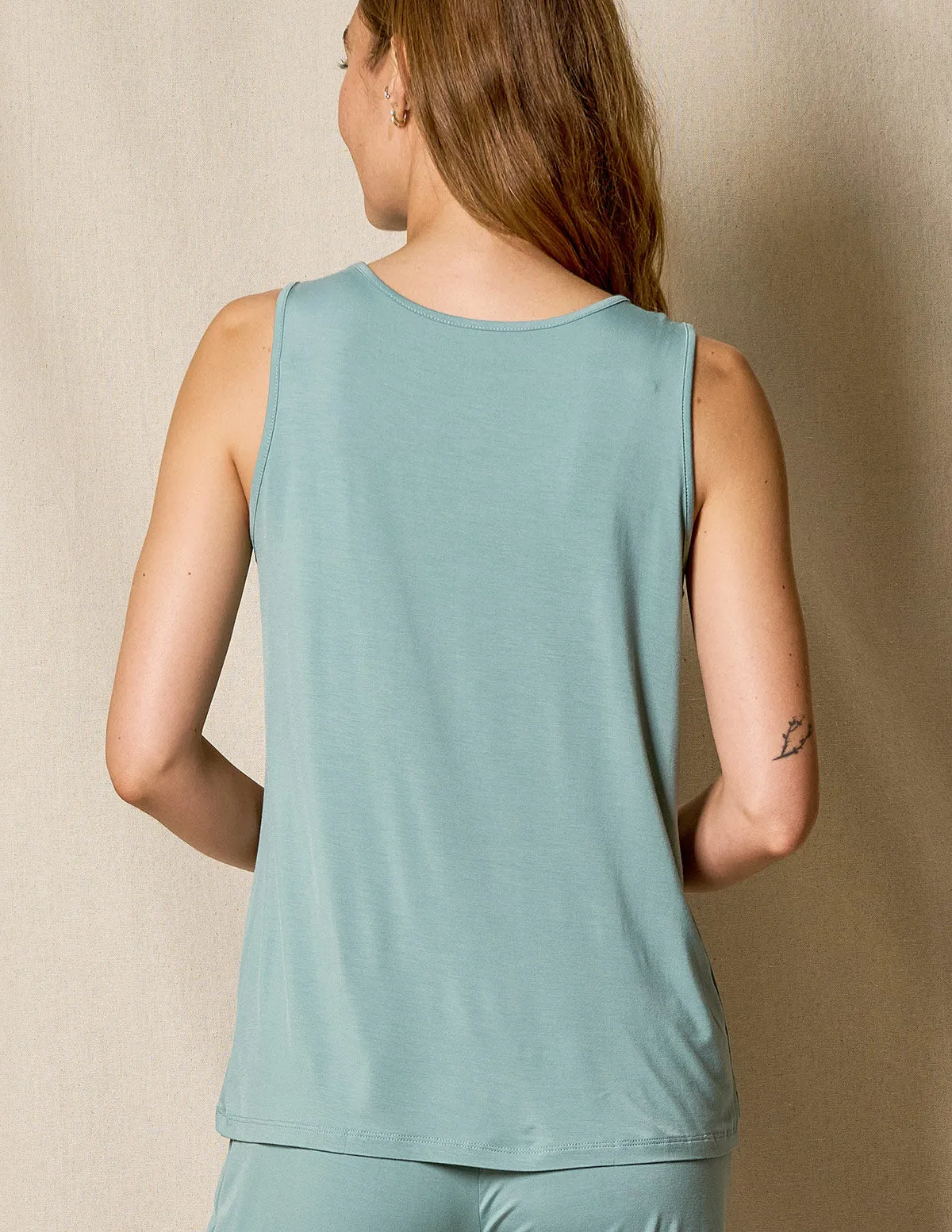 Bamboo Sleep Tank - Mineral