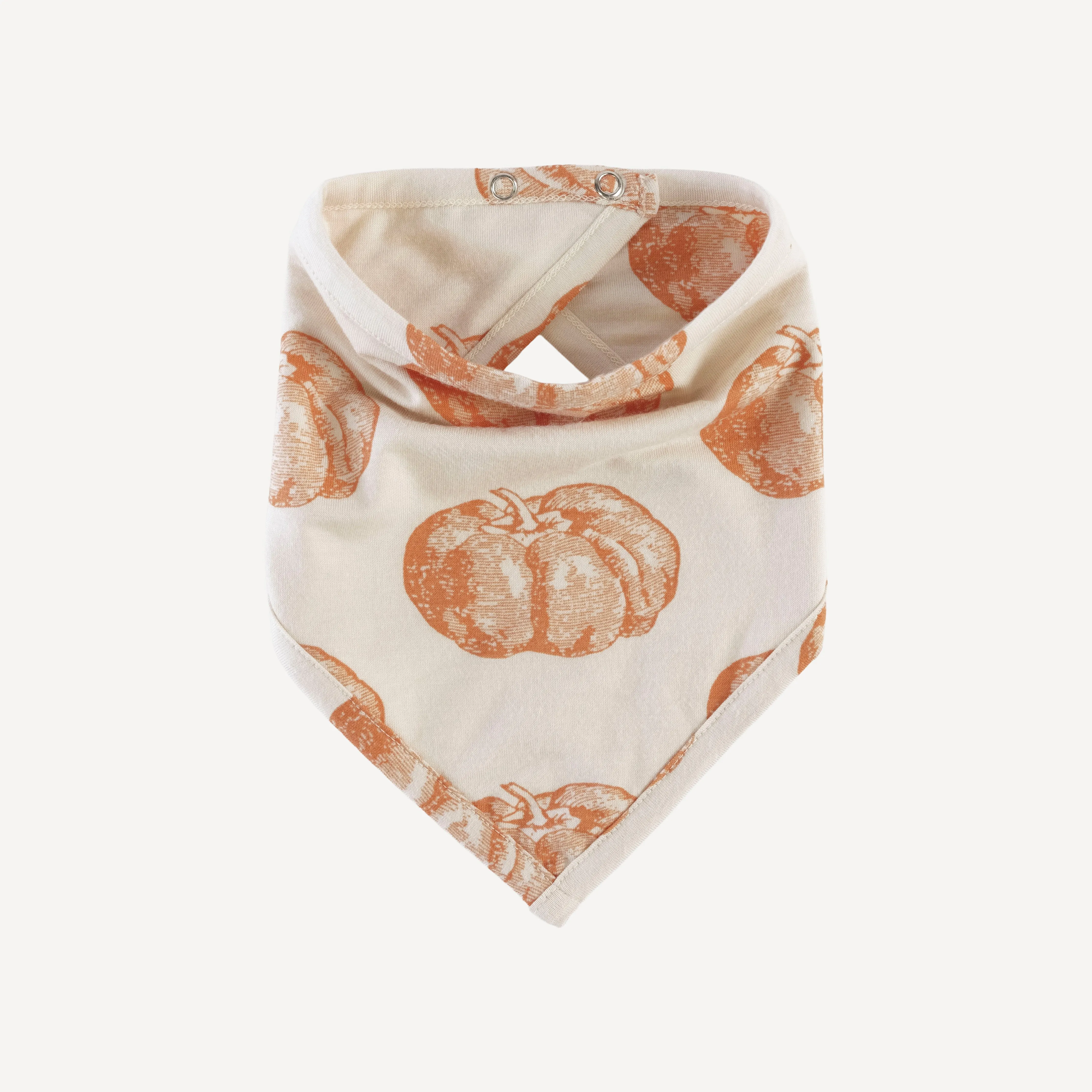 bandana bib | harvest pumpkin | lenzing modal