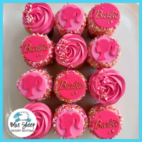 Barbie Party Custom Cupcakes