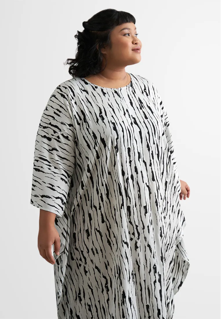 Bathia Cotton Rayon Lounge Caftan Dress