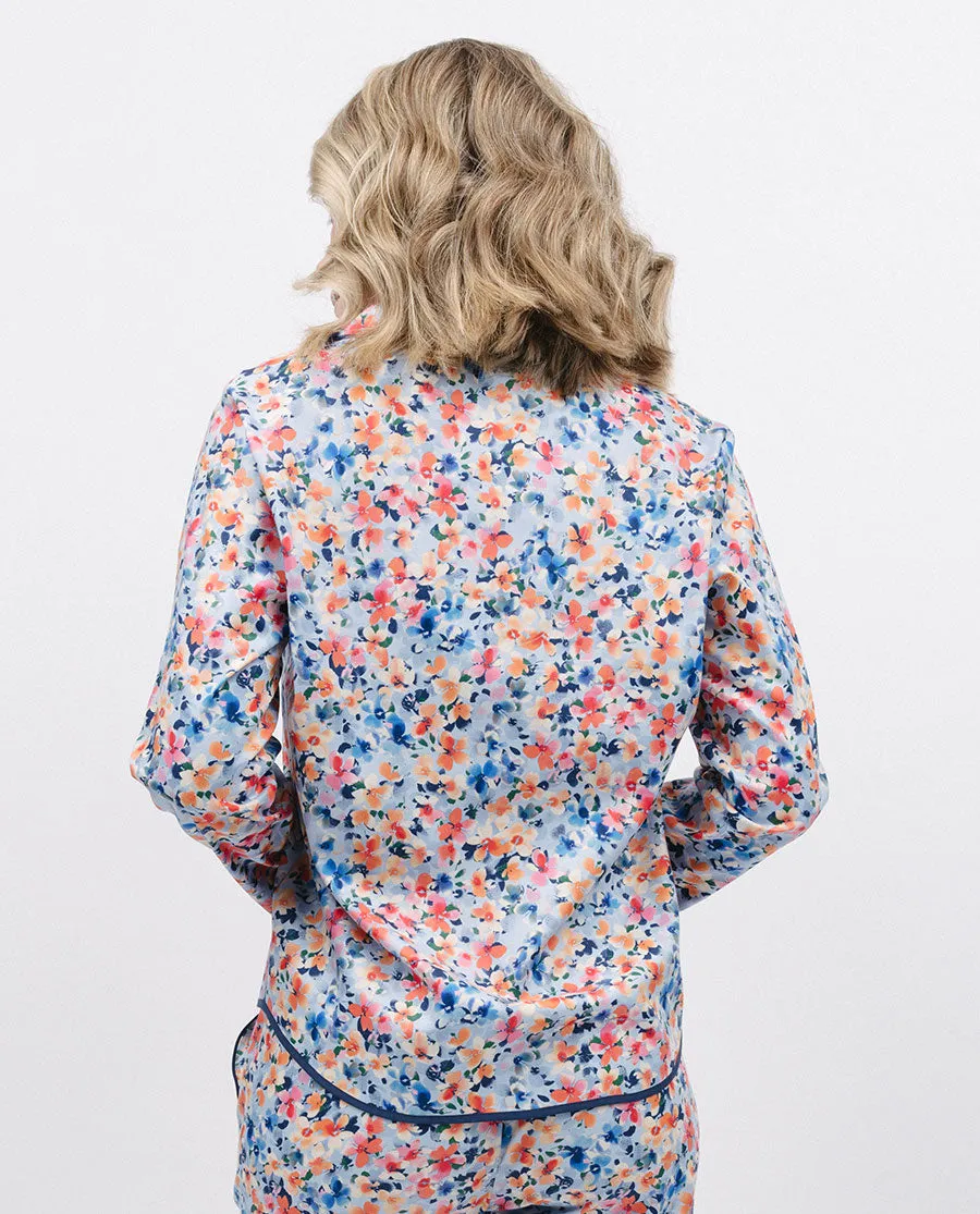 Bea Ditsy Floral Print Pyjama Top