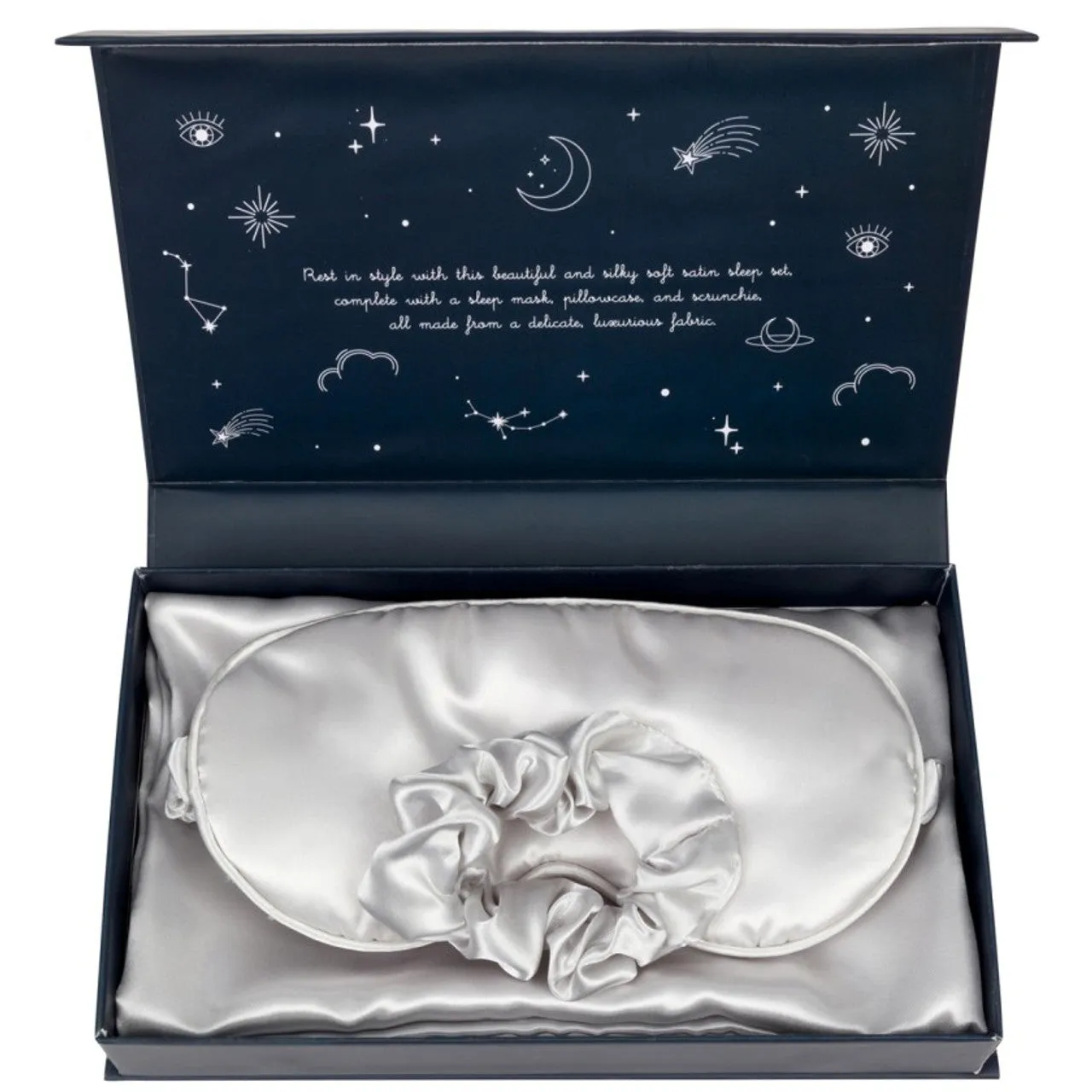 Beauty Reset Satin Sleep Set Silver