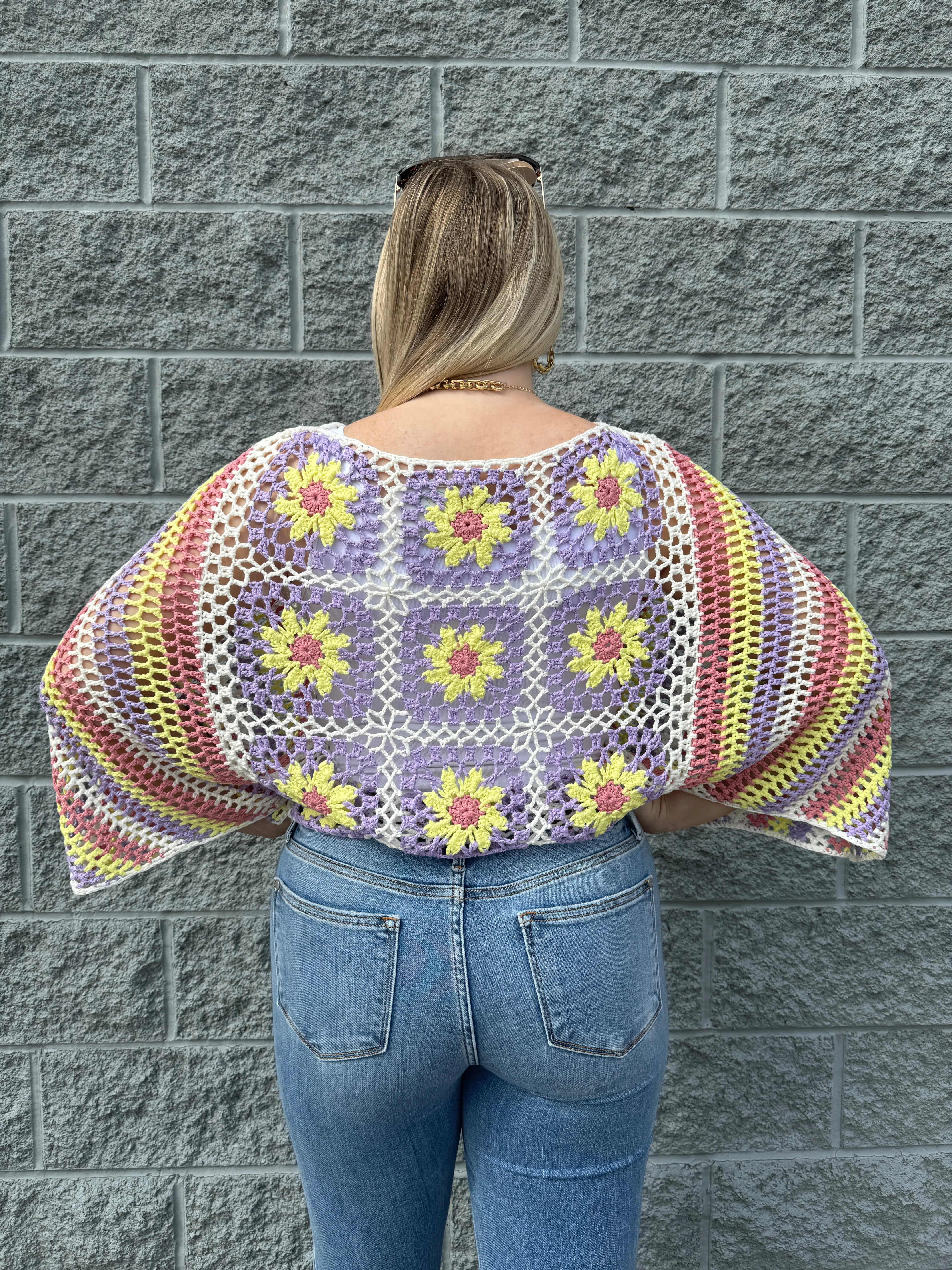 Bee - A Handmade Panel Square Sweater