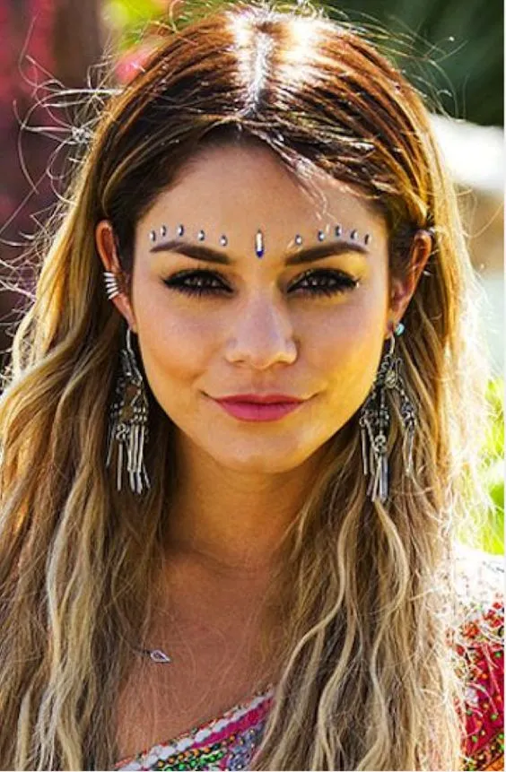 Bindi Face Jewels Stick On Festival Goddess Rave Bling Facial Jewelry 5 Styles You Pick