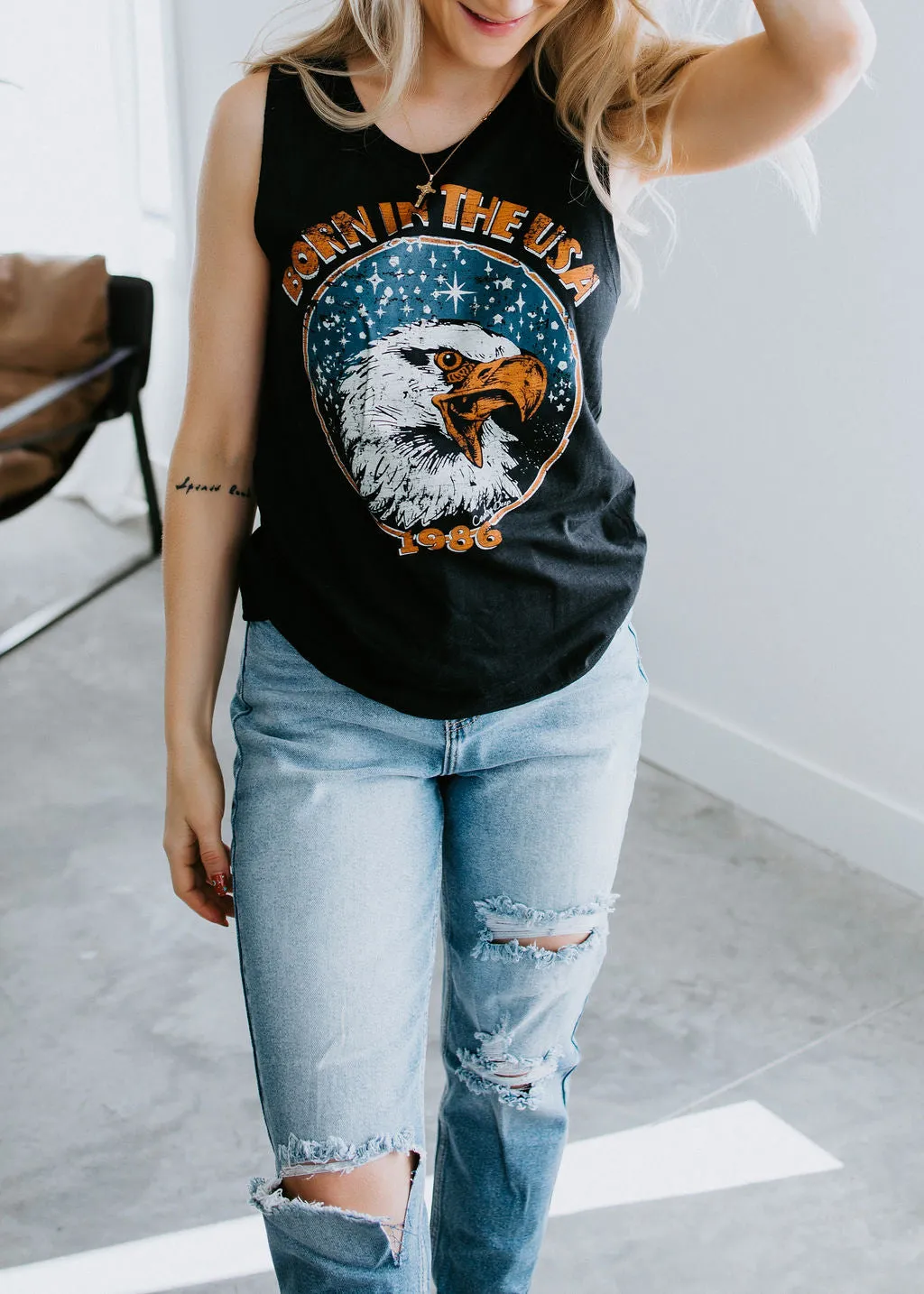 Born In The USA Graphic Tank