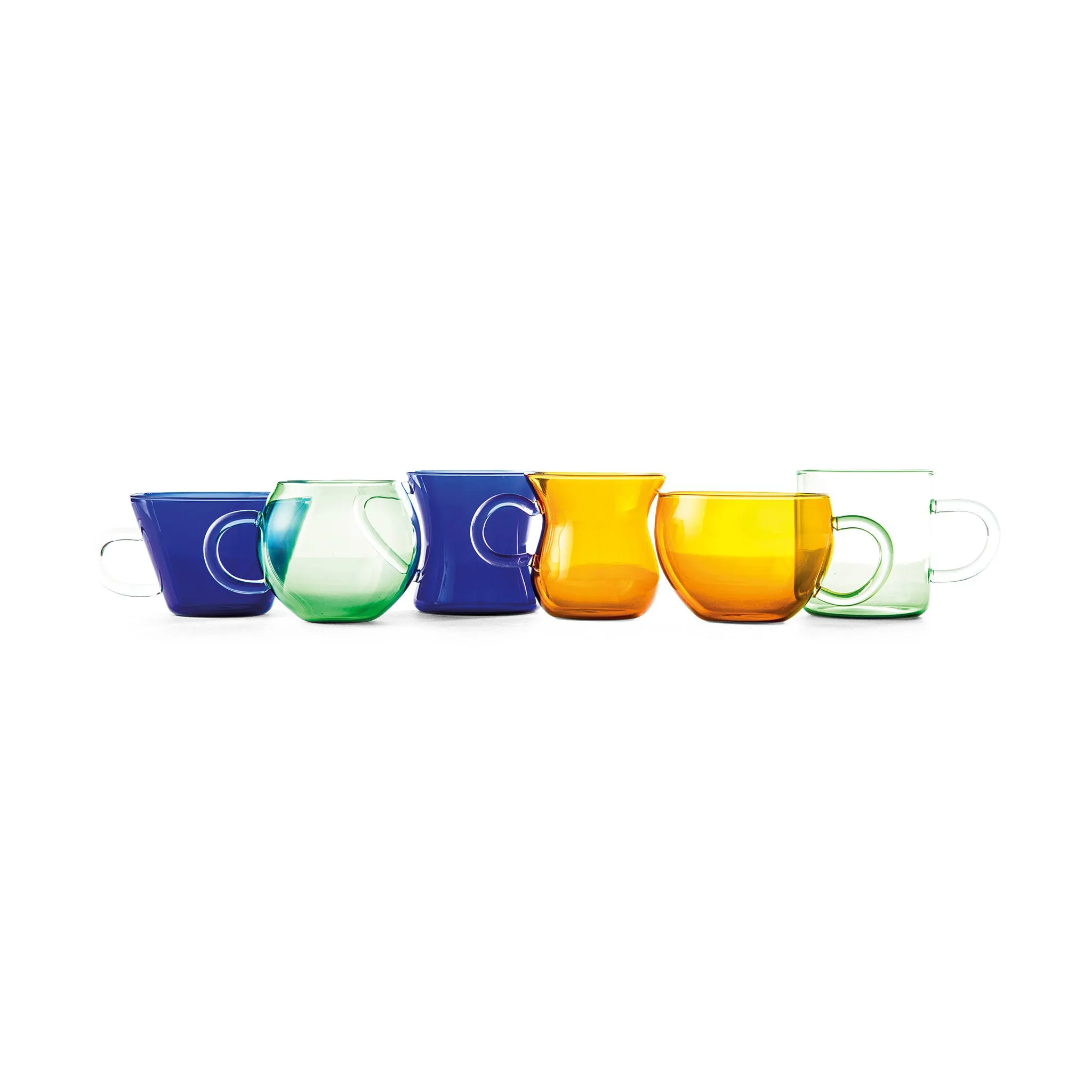 Borosilicate Glass Cups - Set of 6 - Small