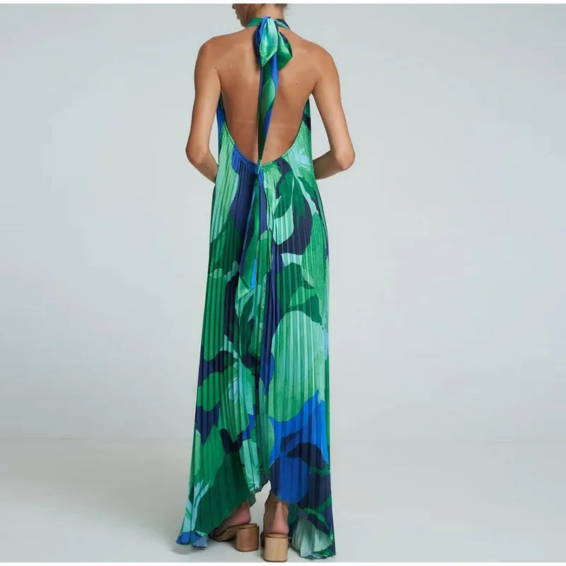 Brandi Summer Printed Maxi Dress