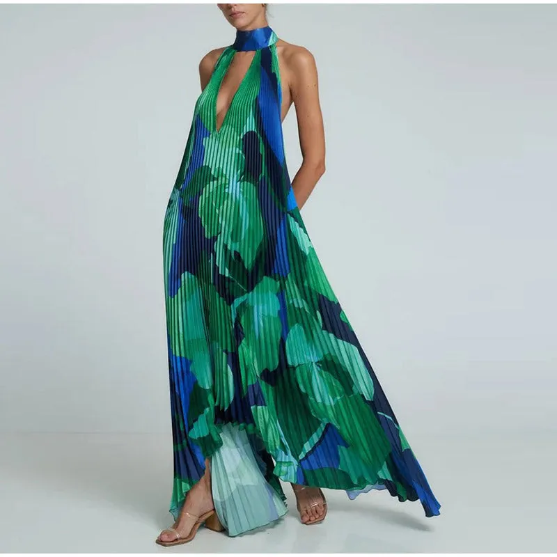 Brandi Summer Printed Maxi Dress