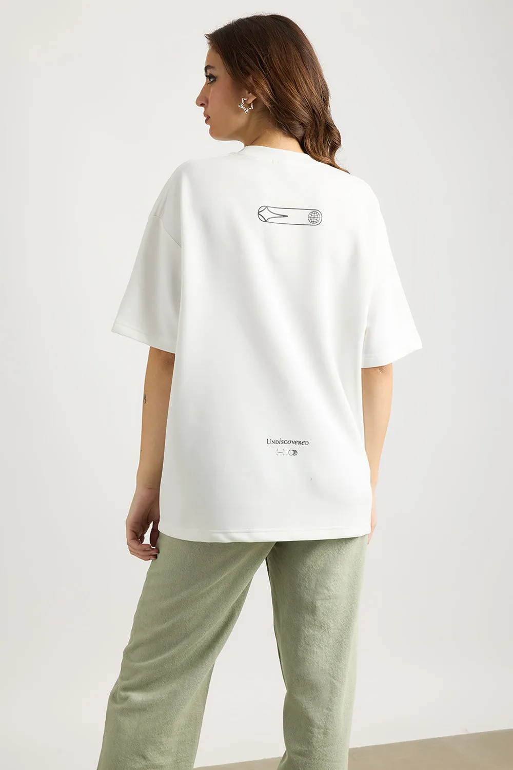 Brave White Tee