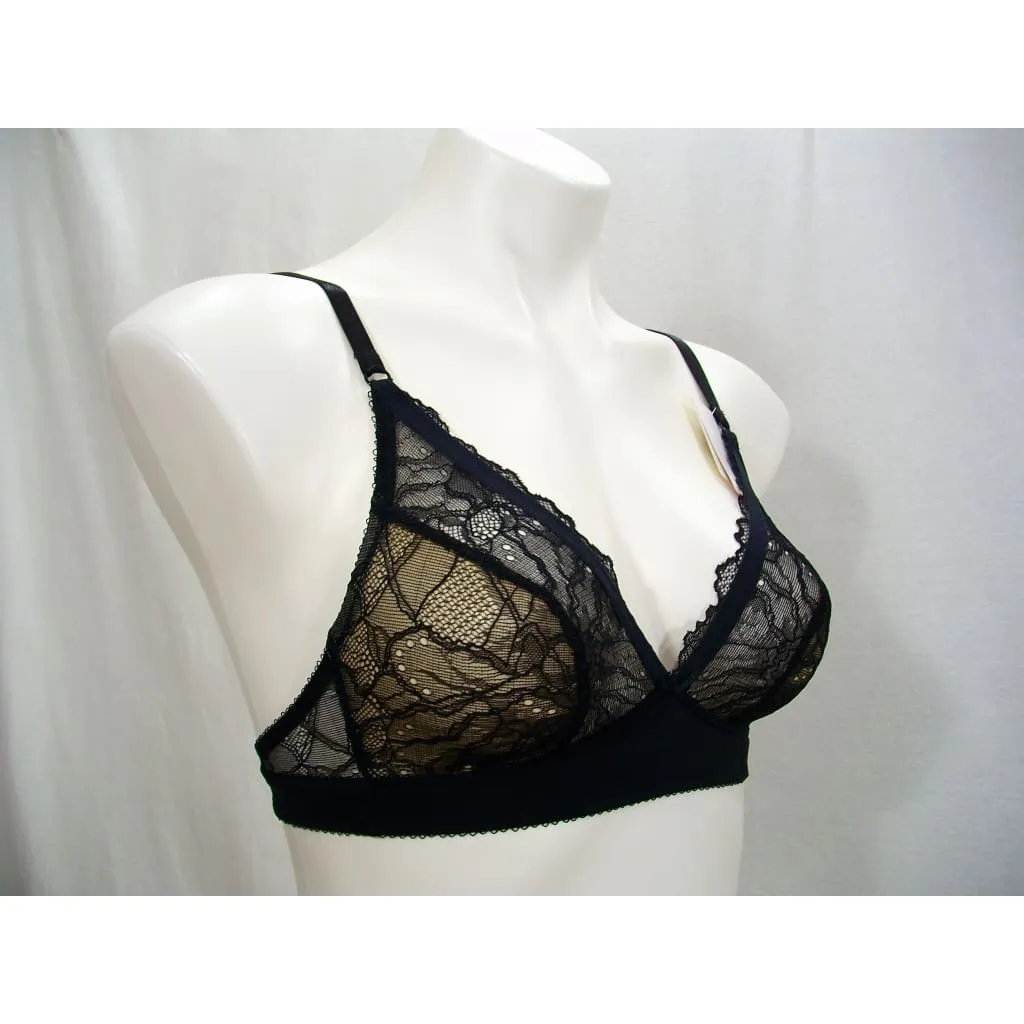 b.tempt'd 910236 by Wacoal b.gorgeous Lace Wire Free Bralette Bra Size 32 Black