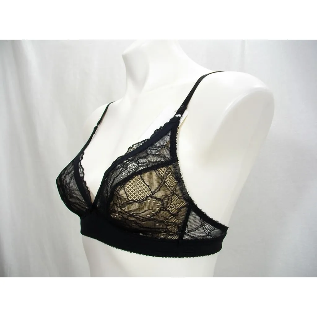 b.tempt'd 910236 by Wacoal b.gorgeous Lace Wire Free Bralette Bra Size 32 Black