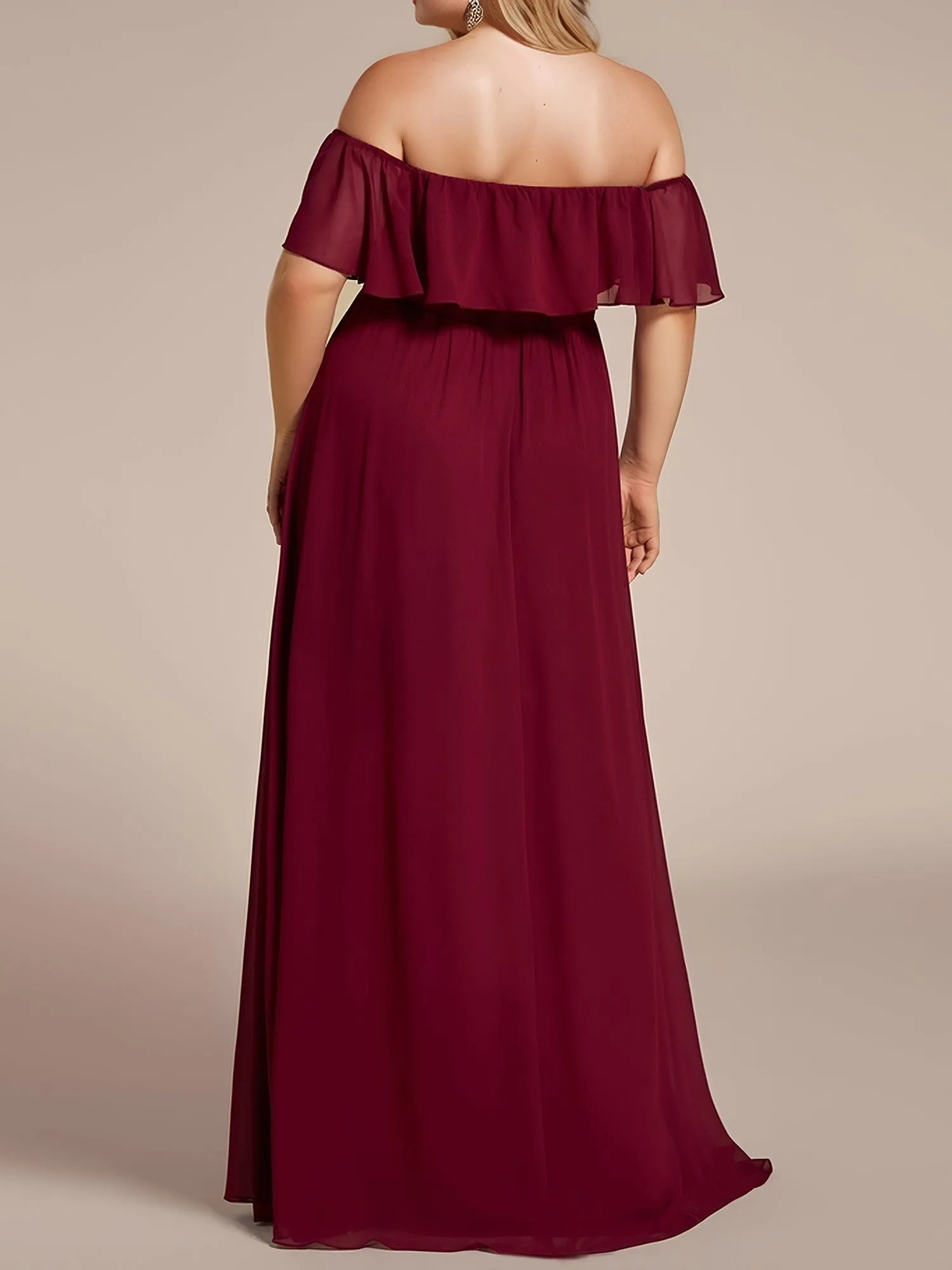 Burgundy Bridesmaid Gowns