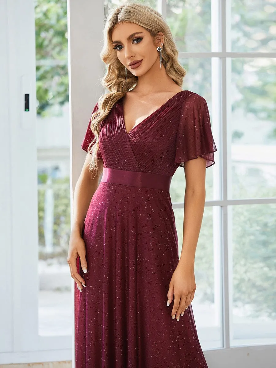 Burgundy Bridesmaid Gowns