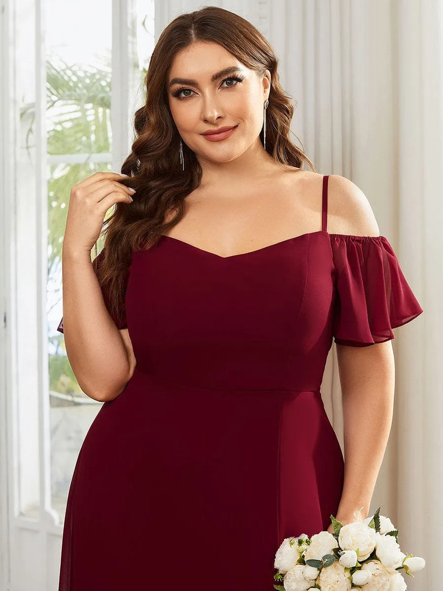 Burgundy Bridesmaid Gowns