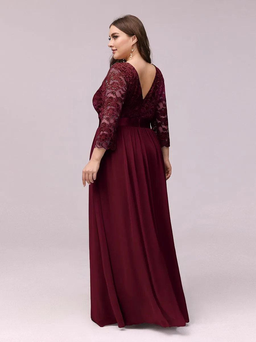 Burgundy Bridesmaid Gowns