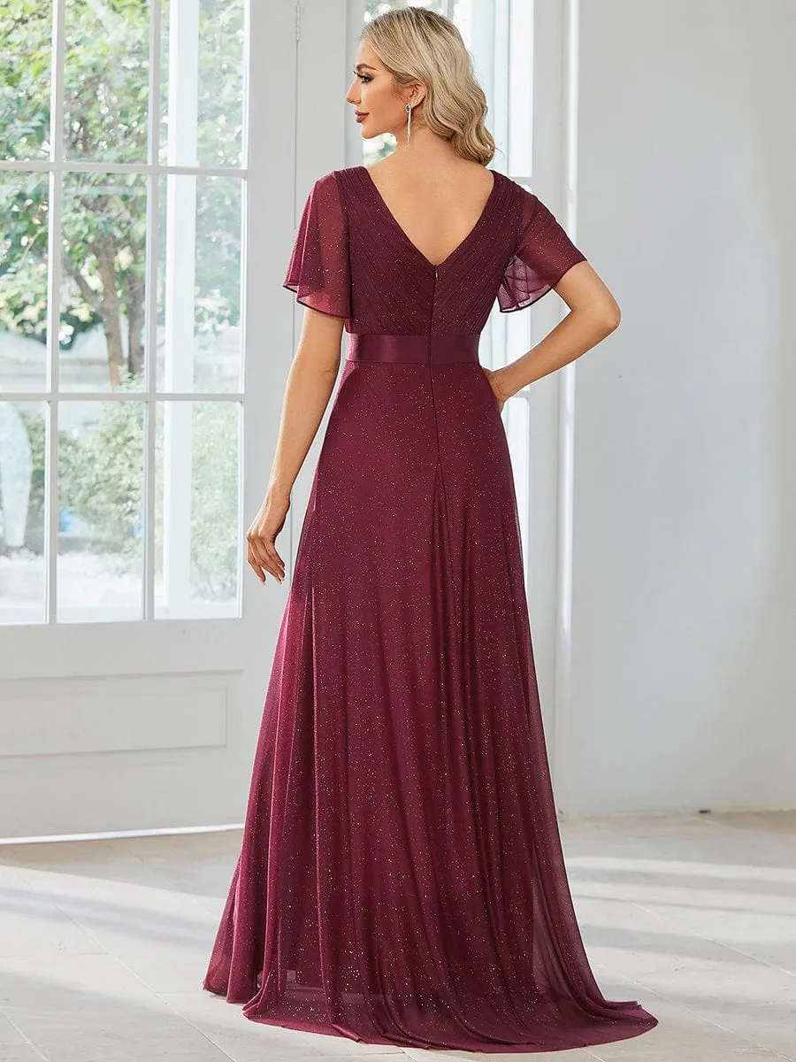 Burgundy Bridesmaid Gowns