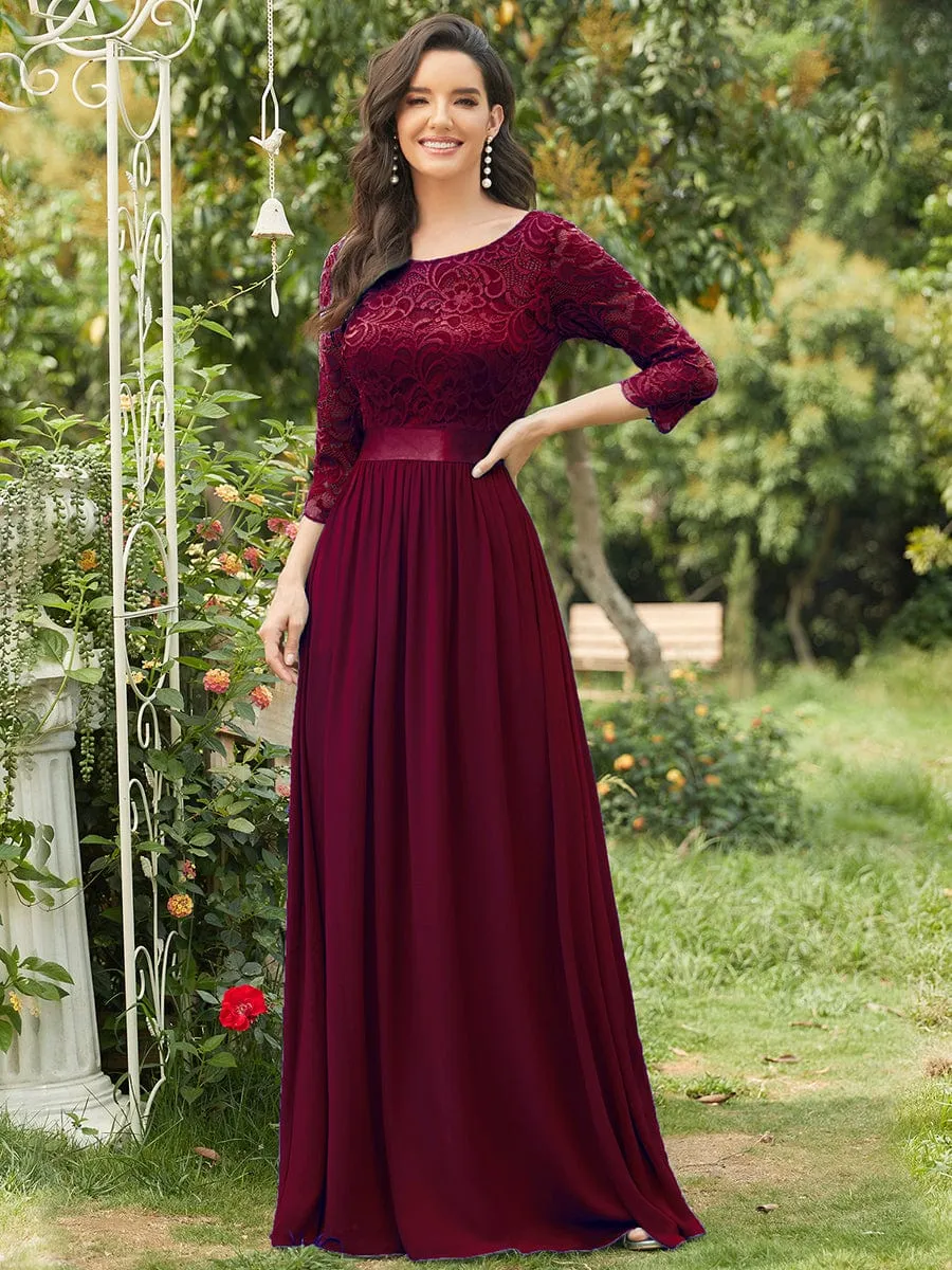 Burgundy Bridesmaid Gowns