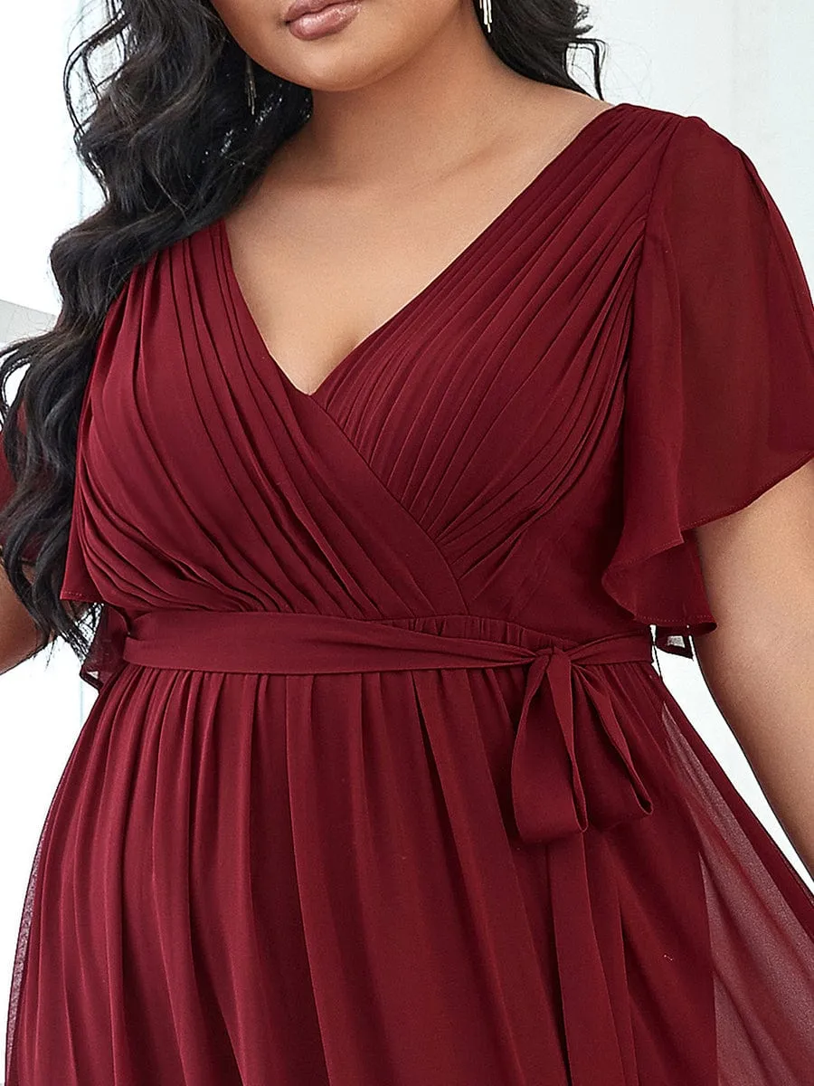 Burgundy Bridesmaid Gowns