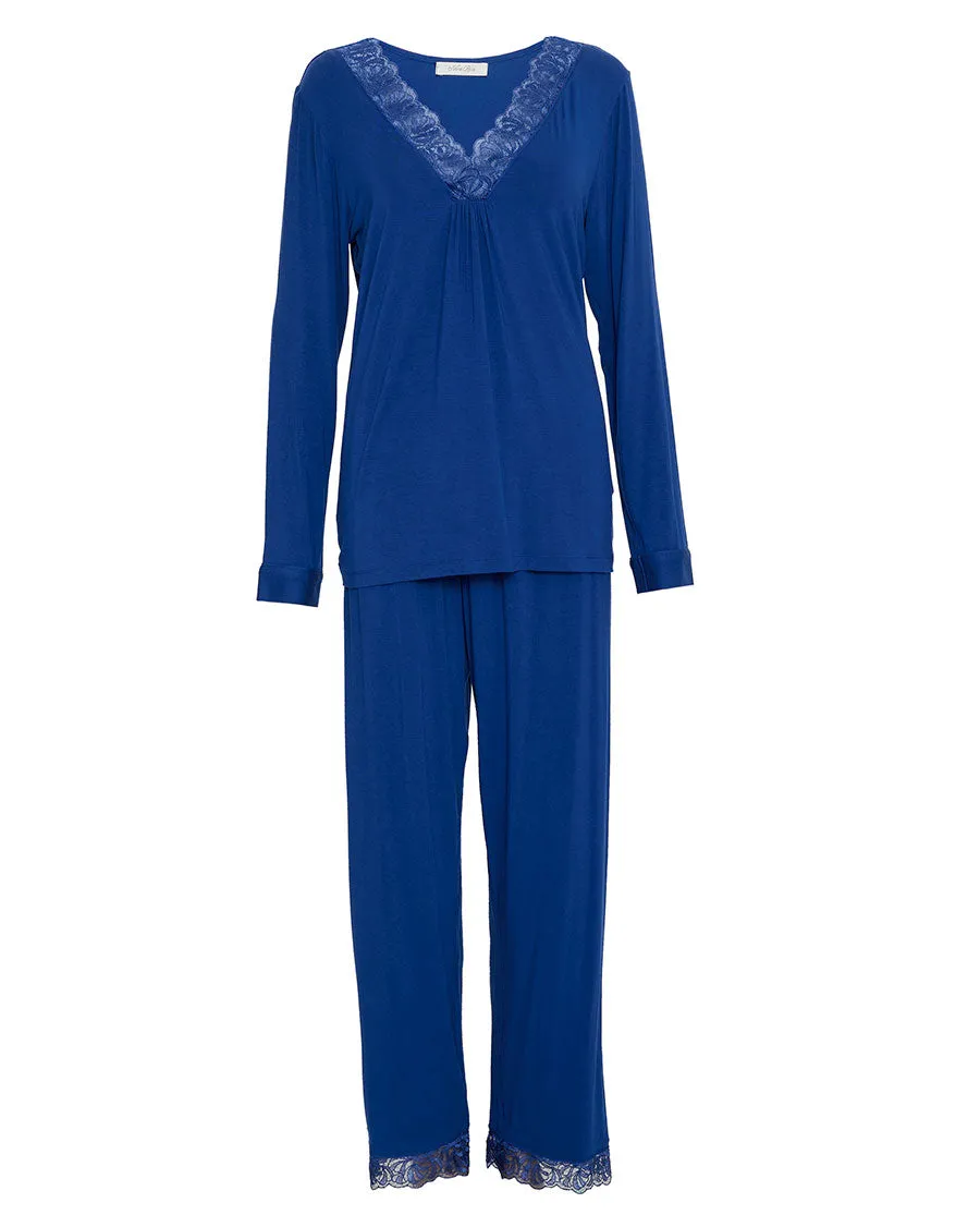 Cecilia Lace Detail Jersey Pyjama Set