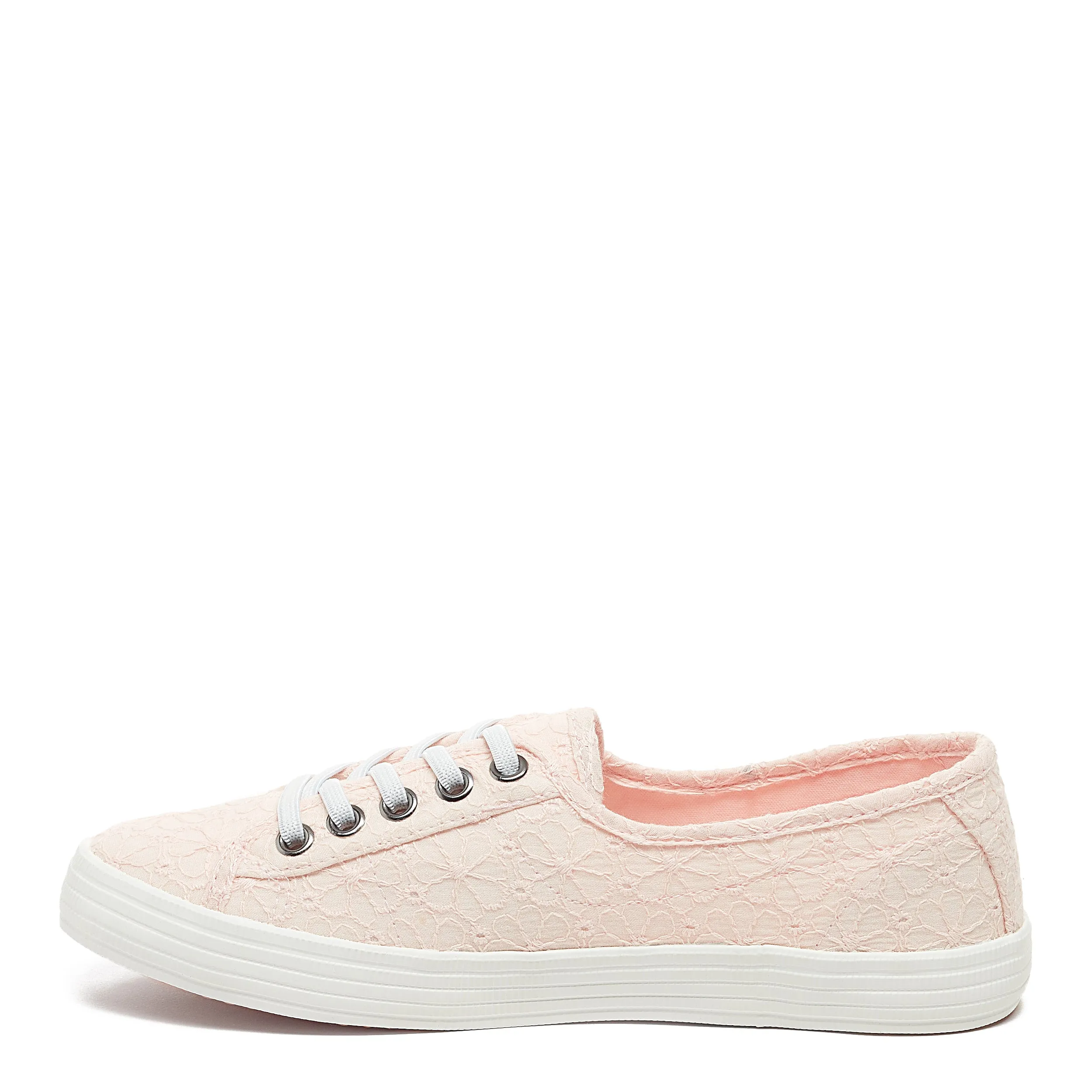 Chow Chow Baby Pink Elsie Eyelet Trainers