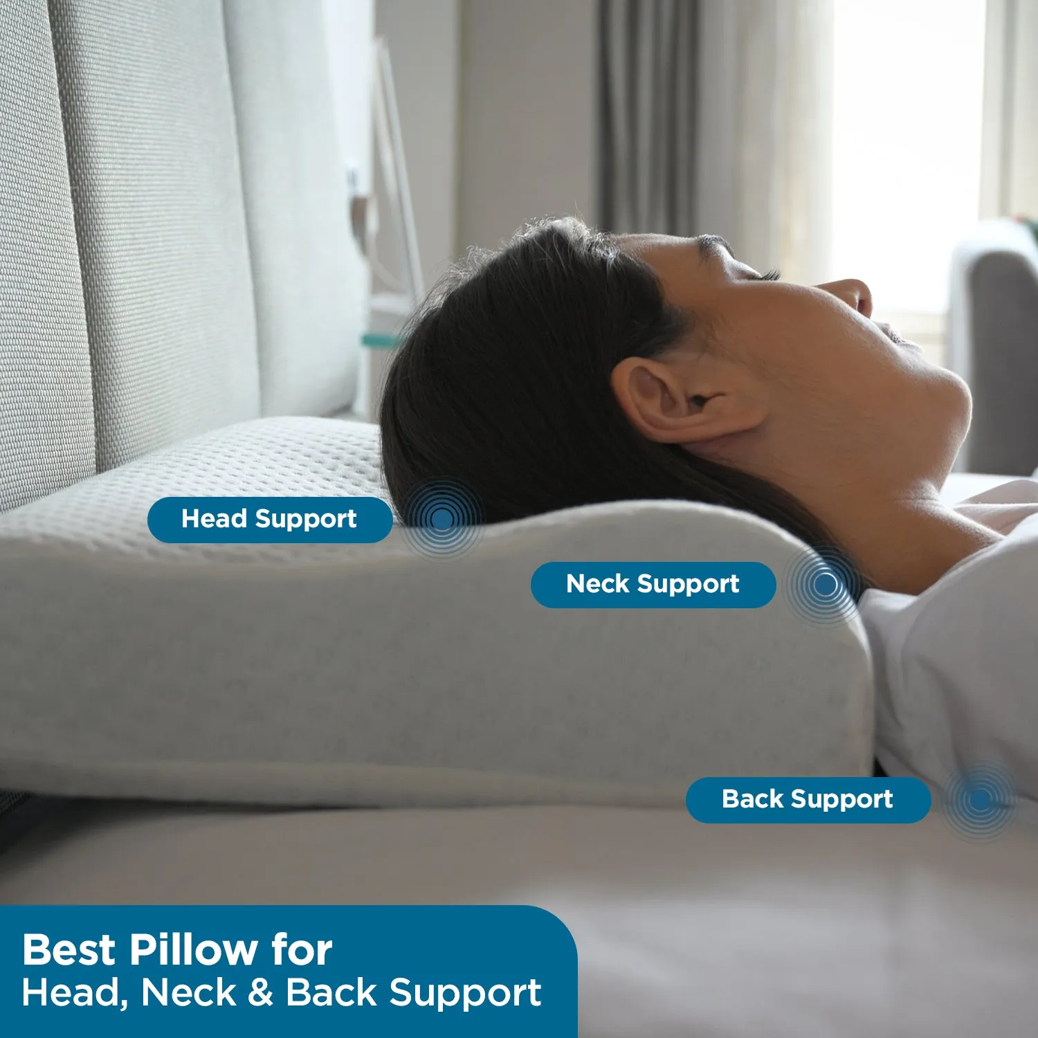 Contour Ventilated Memory Foam Pillow