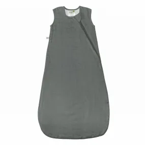 Cotton muslin sleep sack - Charcoal (0.7 tog)