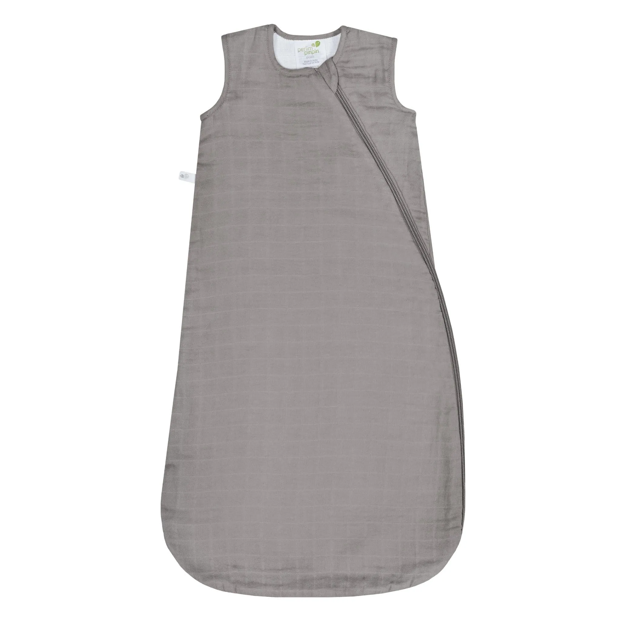 Cotton muslin sleep sack - Taupe (0.7 tog)