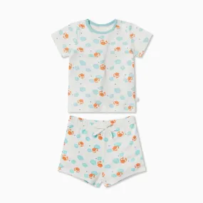 Crab & Shell Summer Pajama Set