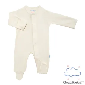 cream CloudStretch™ magnetic footie