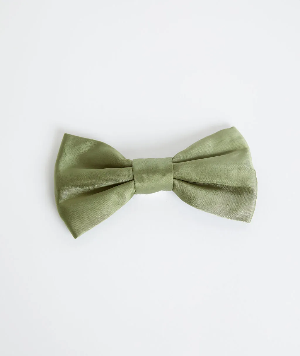 Dog Satin Bow Tie