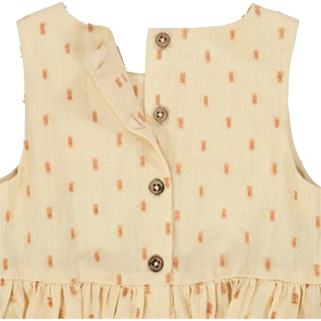 Dress Thelma - sandstone dot