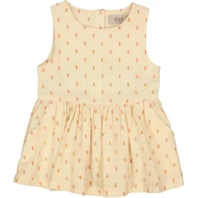 Dress Thelma - sandstone dot