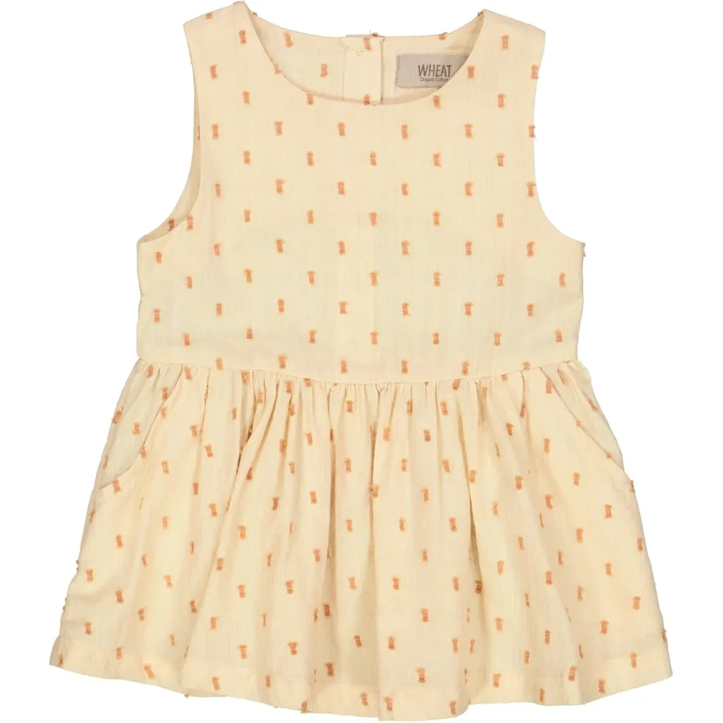 Dress Thelma - sandstone dot