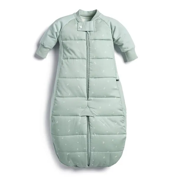 ErgoPouch 2.5 Tog Sage 2 in 1 Long-Sleeved Sleepsuit Bag